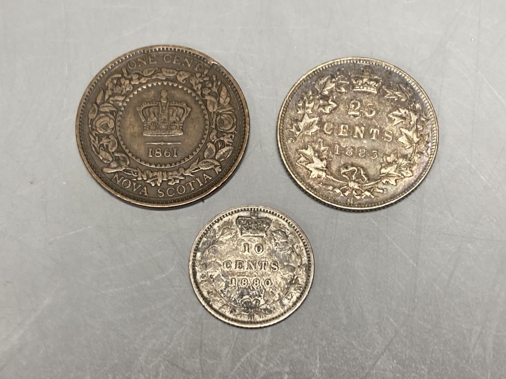 Canada, 19th century coins and tokens,